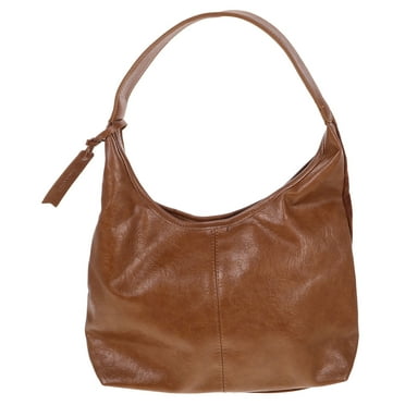 Masteelf Pu Leather Bags Retro Suede Shoulder Bag Retro Tote Bag Decorative Handbag Pu Leather Clutch Purse Large Capacity Brown Tote Bag