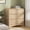 Natural Oak, variant on 3 Drawer Dressers for Bedroom, 32" Wide Wood Storage Dresser Chest of Drawers Organizer, Modern Dresser & Chest of Drawers, Large Dressers with 3 Drawers for Bedroom Living Room Hallway Closet, Black