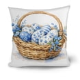 thumbnail image 5 of Djunllk Easter Pillow Covers 17x17, Spring Cozy & Breathable Holiday Home Farmhouses Decorative Pillowcases, 5 of 5
