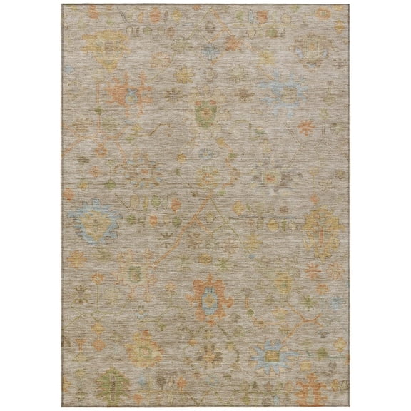 Dalyn Rugs Machine Washable Indoor/Outdoor Chantille Beige 2'6" x 3'10" Rug