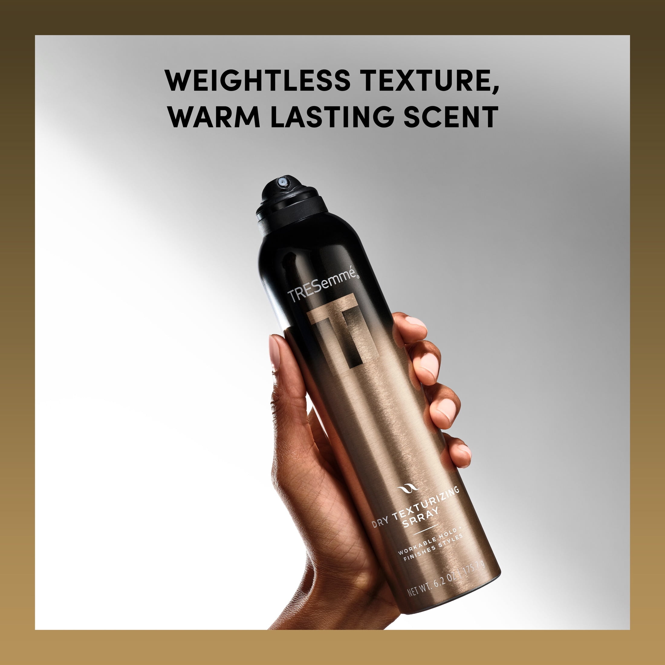 TRESemmé Dry Texturizing Hair Spray for Workable Holding + Finishing Styles A-LIST Collection Developed Safe for All Hair Types, 6.2 oz