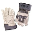 thumbnail image 4 of Mustang Leather Palm Gloves, Blue/Cream, Large, 12 Pairs -MPG1935L, 4 of 5