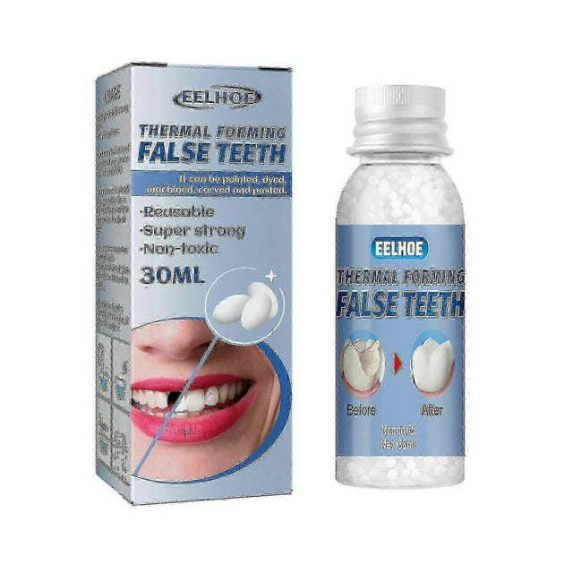 Thermal Forming False Teeth Tooth Repair Kit Tooth Repair Granules for Missing and Broken Tooth Temporary Teeth Filling Repair Kit PHC02