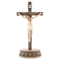 thumbnail image 3 of Renaissance Collection 6 x 8.5 Inch Resin Stone Tabletop Corpus Crucifix Cross, 3 of 3