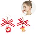 thumbnail image 2 of Christmas Charm Earring Creative Creative Xmas Drop Earring Pendant Earring, 2 of 5