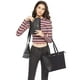 thumbnail image 2 of Juego de 4 bolsas de mano de piel sintético para mujer, con asa superior, bolsa de hombro, Negro -, L, 2 of 5