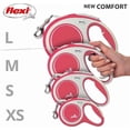 thumbnail image 5 of Flexi Comfort Laisse Rétractable en Nylon pour Chien, Rouge, Petit : 5 m de long, 5 of 5