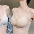 thumbnail image 5 of Lenpel Seamless Bras for Women Wireless Lightly Padded Soft Support Full Coverage Lift up Bralettes Comfortable T Shirt Bras, 5 of 5