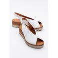 thumbnail image 1 of Blom - Sandalia de Plataforma de Piel Blanca blanco 22 CM, 1 of 5