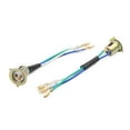 thumbnail image 2 of Unique Bargains 5Pcs Metal 3 Wires Harness Headlight Bulb Sockets Connector for Motorcycle, 2 of 3