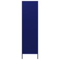 thumbnail image 2 of vidaXL Wardrobe Navy Blue 90x50x180 cm Steel, 2 of 5