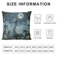 thumbnail image 5 of Orinice Dinosaur Dragon Moon Graphic Decorative Throw Pillow Cover for Home Couch Living Room Bed Sofa Car Bedroom High-Quality 1PC 18x18in, 5 of 5