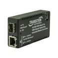 thumbnail image 1 of Transition Networks Hardened Mini 10/100/1000 Bridging - Fiber media converter - GigE - 10Base-T, 100Base-TX, 1000Base-T, 1000Base-X, 100Base-X - RJ-45 / SFP (mini-GBIC), 1 of 1