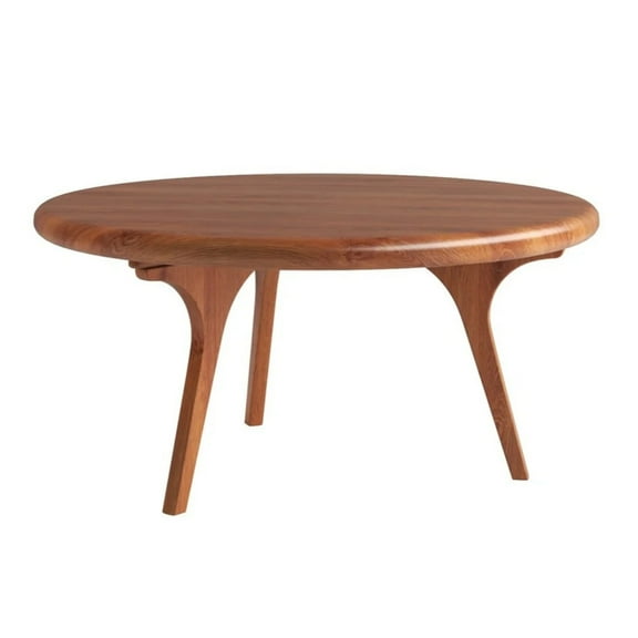 Modholic Jasper Coffee Table - Round, Walnut