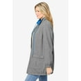 thumbnail image 5 of Woman Within Plus Size Fleece Nylon Reversible Jacket, 5 of 6