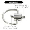 thumbnail image 3 of 2PCS HVAC Key Tool Locking Key for HVAC 410A and R22 Refrigerants,for HVAC Installation and Removal, Tamper-, 3 of 7