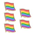 thumbnail image 1 of 5pcs Bandera Pin Insignia- Símbolo Del Orgullo Diversidad Gay Y Lesbiana yotijar Insignia de pines de arco iris, 1 of 10