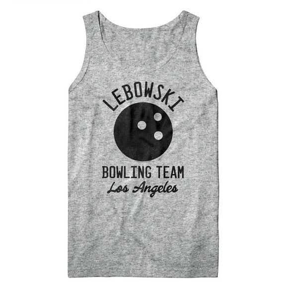The Big Lebowski Bowling Team Los Angeles Grey Tank Top S