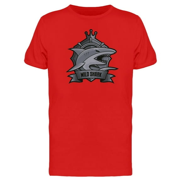 Wild Shark Grey Emblem Tee Men's -Image by Shutterstock