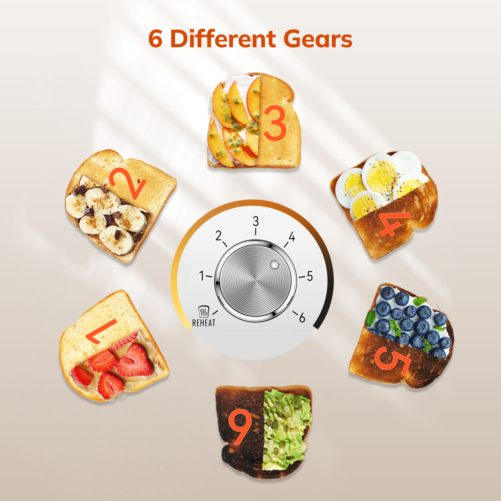 Keenstone 4-Slice Stainless Steel Toaster photo 4