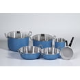 thumbnail image 1 of BATERIA DE COCINA ALUMINIO PURO CON SARTEN ANTIADHERENTE Y POCILLO SANDRA 8 PIEZAS HERCULES, 1 of 9