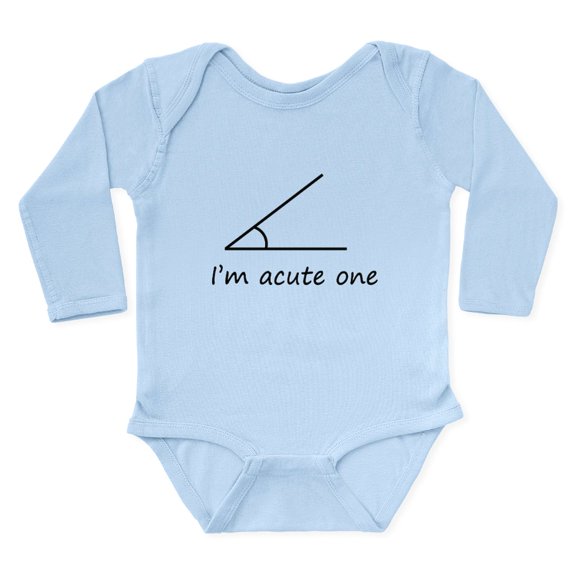 CafePress - Im Acute One Body Suit - Long Sleeve Cotton Baby Bodysuit