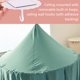 thumbnail image 5 of Toldo De Cama Para Niñas Princesa Tienda De Cúpula Colgante Con Gancho Y Adhesivo Mosquitera Decorativa Cortina De Cama Ropa De Cama Para Dormitorios Esquinas De Lectura Sofás Muyoka Hogar, 5 of 7