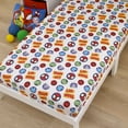 thumbnail image 3 of Marvel Spidey Let's Swing 2-Piece Toddler Fitted Sheet Set, Blue/Red, 3 of 7