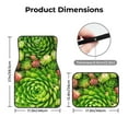thumbnail image 5 of Naloa Cactus And Succulents Car Foot Mat Set of 4 Pieces - Universal Floor Liner Neoprene Full Set Floor Mats for Cars Trucks SUV, 5 of 7