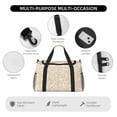 thumbnail image 4 of Fotbe Plant Bolsa de Viaje con Estampado, Bolsa de Fin de Semana para Mujer con Compartimento para Zapatos, Bolsa de Gimnasio con Bolsillo Húmedo, 4 of 7