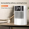 thumbnail image 3 of Clearance Heater Fan,Heater Fan,Space Heater 60° Oscillating Heater For Indoor Use Digital Thermostat 3 Modes 12h Timer for Patiofor Car Indoor Home Dorm Office, 3 of 9