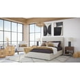 thumbnail image 4 of Modus Furniture Olivia Upholstered Platform Bed in Ivory, 4 of 7