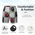 thumbnail image 5 of Balery Cherries laid Mens Swim Trunks Swim Shorts for Men Quick Dry Inseam Beach Shorts with Compression Liner Pocket-3X-Large, 5 of 9