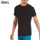 thumbnail image 2 of Camiseta de rendimiento atlético para hombre: cuello redondo de algodón para actividades al aire libre, camisetas de manga corta Zhivalor BST3008873-2, 2 of 5