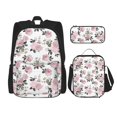 thumbnail image 1 of Balery Rose Flowers Mochila escolar 3 en 1 para niños: mochila resistente con lonchera térmica y estuche para lápices. Mochila escolar para niños y niñas., 1 of 7