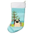 thumbnail image 1 of Carolines Treasures BB4133CS Merry Christmas Tree Pug Fawn Christmas Stocking, 1 of 2