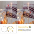 thumbnail image 3 of Candle Snuffer, 8 Pcs Automatic Candle Wick Snuffer Stopper, Automatic Swedish Candle Extinguisher Ring, Automatic Candle Extinguishers with Storage Box for Candle Lovers (Silver), 3 of 13