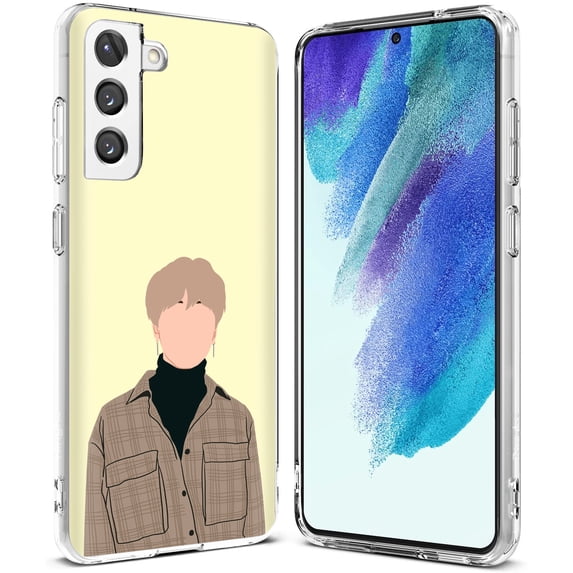 TalkingCase Slim Case Compatible for Samsung Galaxy S21 FE 5G (Fan Edition), KPOP Bulletproof 5 Print, Lightweight, Flexible, Soft, USA