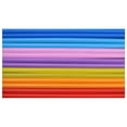 thumbnail image 2 of Multi Colors Plastic Drinking Straws, Disposable Wide-mouthed Large Straws, Individually Wrapped Large Wide Straw, 2 of 6