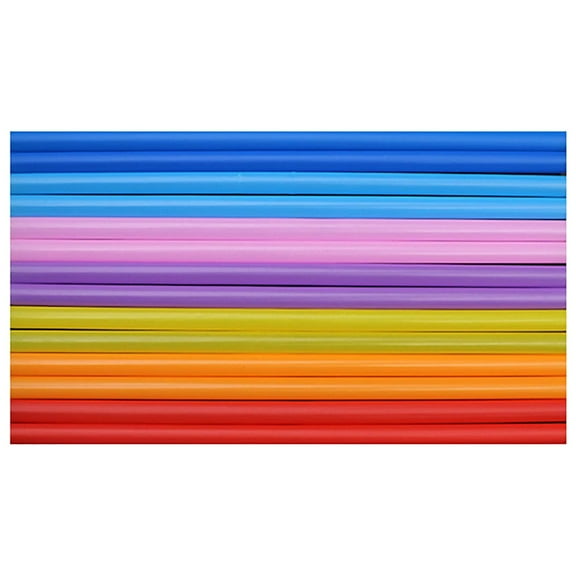 50PCS Flexible Drinking Straws Plastic Disposable Colorful Straws Disposable Party Fancy Straws 8inch Long Party Decorations