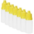 thumbnail image 3 of 50Pcs 10ml Eye Liquid Bottle Portable Squeezable Empty Eye Drops Container with Plugs LidYellow, 3 of 6