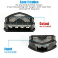 thumbnail image 4 of PrePat 2 x 0/2/4 Gauge to 4 x 0/2/4 Gauge Out Car Audio Power Ground Distribution Block, 4 of 9