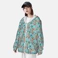 thumbnail image 3 of Balery Sea Lighthouse Sudadera ligera de manga larga con capucha y protección solar UPF 50+ para hombre y mujer, ideal para pesca y running-XX-Large, 3 of 7
