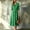 Green, variant on Dolkfu Keyhole Neck Dresses for Women Trendy Blue 3/4 Sleeve Waist Cinched Long-Length Fit & Flare Dresses Polka Dot Vacation Relaxed Fit Blue,L