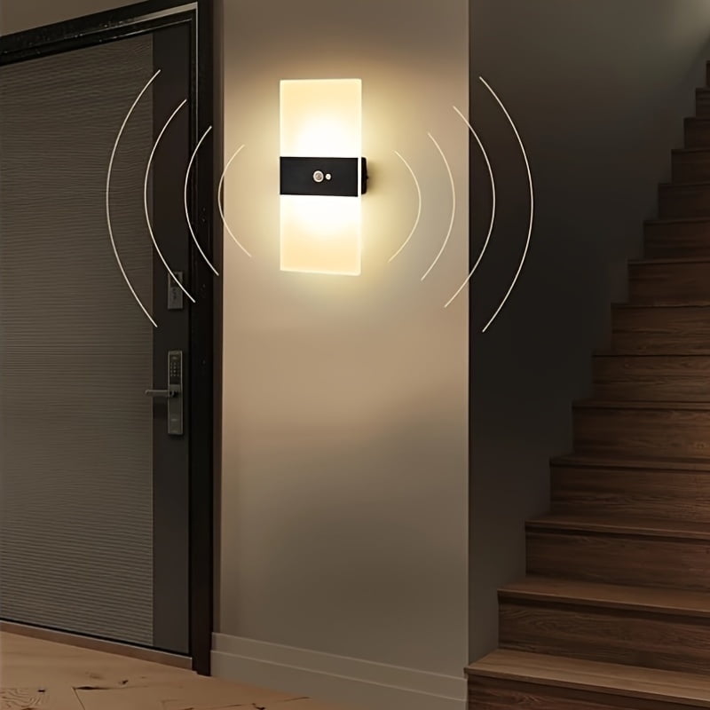 Battery Operated Wall Sconce, Wall Lights For Bedroom Living Room Hallway Decor, Rechargeable Motion Sensor Light Indoor, Magnetic Closet Lights, Wireless Under Counter Lights For Kitchen