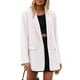thumbnail image 1 of Blazer PRETTYGARDEN Otoño 2025 Casual de Negocios para Mujer Blanco, 1 of 8