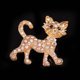 thumbnail image 1 of Broche de gato popular divertido, accesorios de ramillete femenino LingWen 1327534117516, 1 of 1