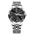 thumbnail image 1 of Reloj De Cuarzo Casual De Acero Impermeable Para Hombre, 1 of 8