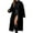 Black, variant on Women's Over the Knee Length Plush Overcoat, Long Fuzzy Coat, Oversized Faux Fur Jacket, Winter Warm Coat, Casual Lounge Coat, Plus Size Outerwear Black L