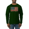 thumbnail image 1 of Wild Bobby, American Game Flag Baseball Bat Ball, Sports, Men Long Sleeve Shirt, Forest Green, Small, 1 of 3